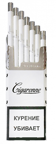 Сигареты Cigaronne Super Slims White100mm