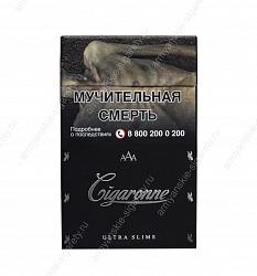 Сигареты Cigaronne Ultra Slims Black