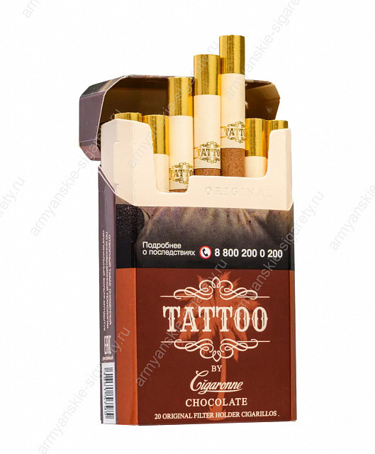 Cigaronne Tattoo Chocolate King Size