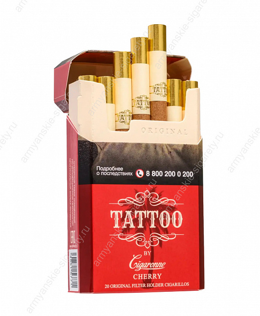 Cigaronne Tattoo Cherry King Size