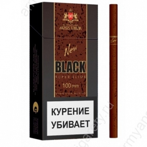 Сигареты New Black Super Slims