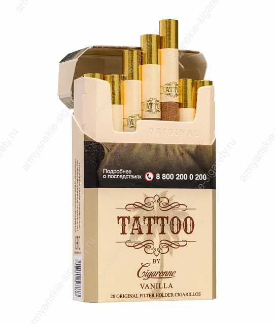 Cigaronne Tattoo Vanilla King Size